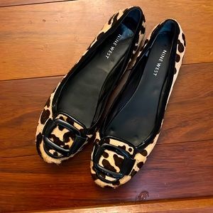 Nine West Animal print flats